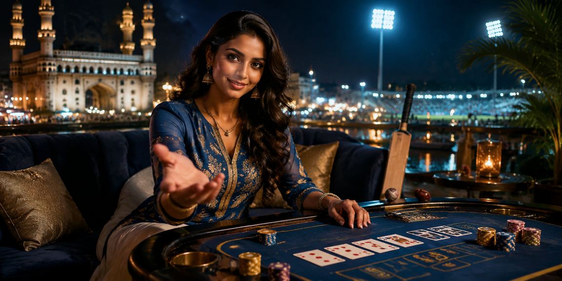 Mobile player enjoying cricket betting and promotions from Hyderabad